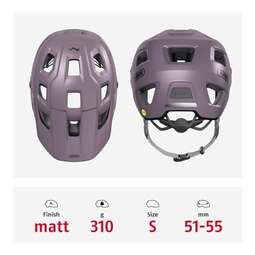 Casco de bicicleta con protección contra impactos MoDrop MIPS lila S 3