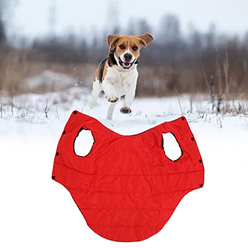 Veste d'hiver pour chiens double face chaud et doux en polyester - 7