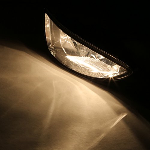 Dna Motoring Fl-Ztl-183-Ch Front Bumper Fog Light Driver & Passenger Side Enhance Visibility [Compatible With 04-05 Honda Civic Dx Hx] #TOP2