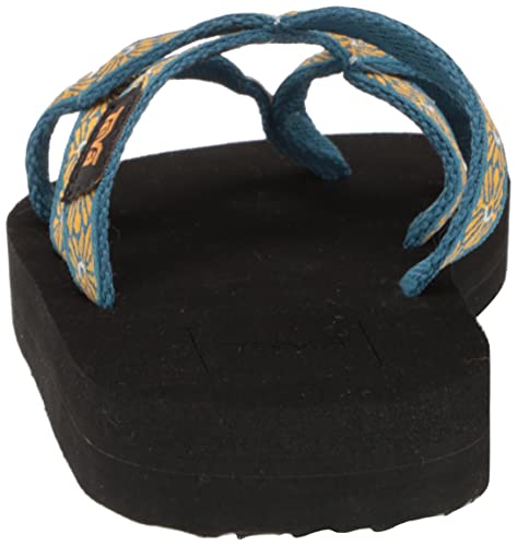 Teva K Olowahu Sandal, Flower Loom Blue Coral, 3 Us Unisex Little Kid #TOP2