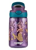 botellas de agua contigo mexico RESISTENTE Y DURADERA: Botella infantil libre de BPA de copoliéster Tritan, ligero y resistente; botella para niños reutilizable duradera para la guardería, el colegio o actividades deportivas