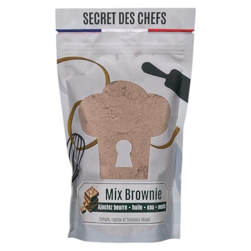 Secret des Chefs - Secret des Chefs – MIX, préparation pour Brownie 350g – Qualité Professionnelle