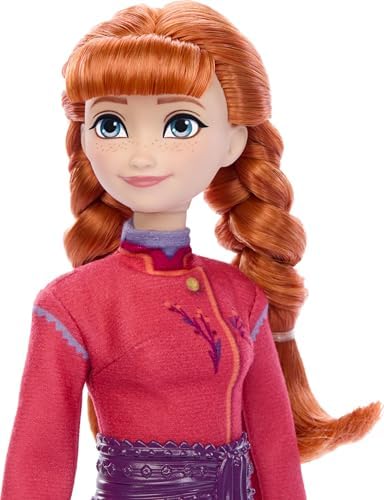 Mattel Disney Karlar Ülkesi Anna Bebek ve Yavru Kurt Figürü, yavru kurdun yatağı ve battaniyesi dahil 4 aksesuar, JFG17 - Görsel 3