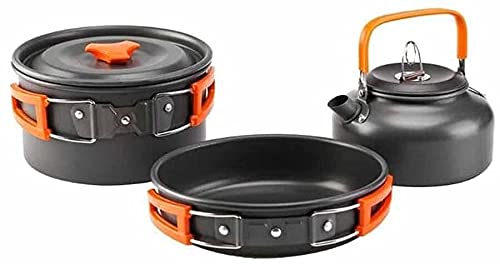 Cuisine kits ustensiles en aluminium ultra léger pour le bivouac