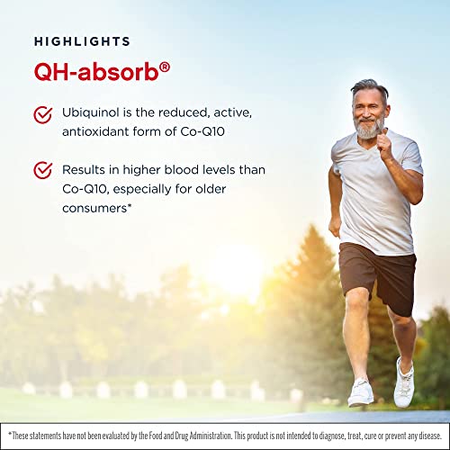 Jarrow Formulas Qh-Absorb 200 Mg - 90 Softgels - High Absorption Co-Q10 - Active Antioxidant Form Of Co-Q10 - Supports Mitochondrial Energy Production And Cardiovascular Health - 90 Servings #TOP3