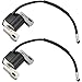 592846 Ignition Coil Compatible with Briggs & Stratton 401000 405000 407000, Intek V-Twin 18-22HP Engine, Replaces 799651 691060 401577 499447 (2 Packs)