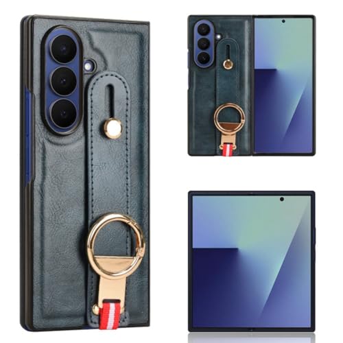 For Galaxy Z Fold 2 �p �P�[�X PU���U�[+�v���X�`�b�N ������ �x���g �����h�~�x���g �X�}�z�V�����_�[ �ϏՌ��o���p�[ �����O�t�� Galaxy Z�t�H�[���h2 �J�o�[ ������� �X���� ��� �m���X���b�v �O���b�v �w��h�~ �S��