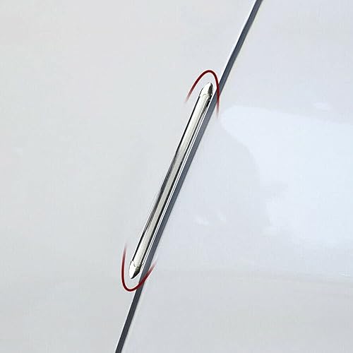 Miniatura 5 de TEAMWILL 4 piezas de accesorios de coche parachoques esquina protector protector cubierta anti-arañazos pegatinas barra parachoques tiras