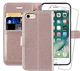 MONASAY Funda iPhone 6, Carcasa iPhone 6s, Funda Piel Tapa Protectora con Ranura para Tarjetas,Cierre Magnético,Soporte Plegable, Billetera Funda Libro Cuero para iPhone 6 /iPhone 6s 4,7'