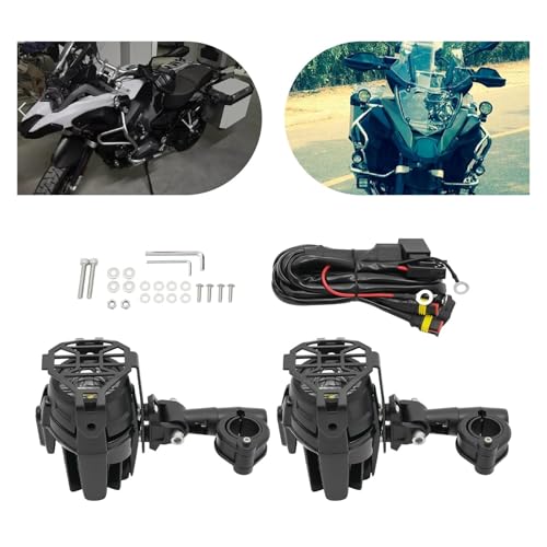 Faros adicionales clima con niebla para moto BMW F650FS focos 6000K LED 2