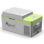 Alpicool Y20T 20L Compressor Car Fridge Freezer, DC 12v Camping Refrigerator, Portable Mini Cool Box for TruckCampervanRVBoat, -20℃ to 20℃