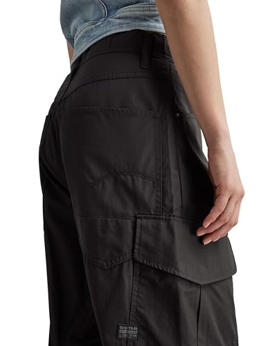 Miniatura 4 de G-Star Raw Pantalones Cargo Cord 3d Boyfriend Para Mujer, Negro Dk Black D23221-C973-6484 , 26
