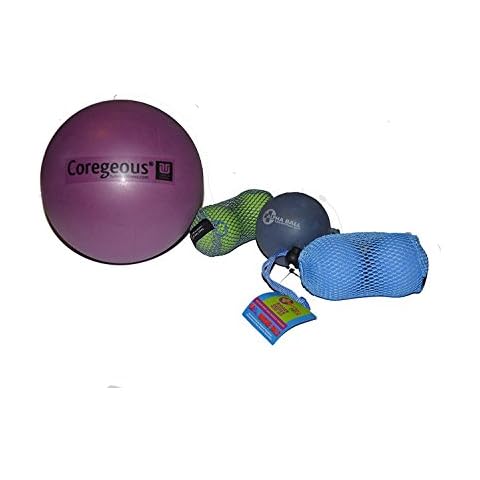 Tune Up Fitness Yoga Tune Up Set of Various Ball Sizes and Colors - Original Tune up Balls, Plus Balls, Alpha Solo Ball and Coregeous Ball in Black Bag. Colors Vary Cover