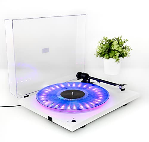 LED Turntable Kit by Vinyl Supply Co. - LED Light Enhancement Add-on Kit for Vinyl Record Turntables. - 13 Colors to Match Your Music - Remote Control Included - Compatible with Most Turntables - Thumbnail 7