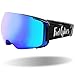 Fuel Optics High Performance Anit-Fog Ski and Snowboard Goggles with Magnetic Quick Change Lens | Helmet Compatible with Extra Long Adjustable Stra