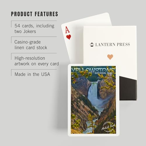 Baraja de naipes Poker Yellowstone National Park 52 cartas miniatura 3