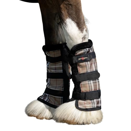 Kensington Summer Protection Fly Boots with Fleece Trim Sold in Pair - XXL, 121 Deluxe Black