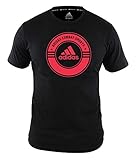 adidas camisetas mujeres Tallas: S-XXL adidas Camiseta Combat Sports, Unisex Adulto, Blanco/Rojo, Large