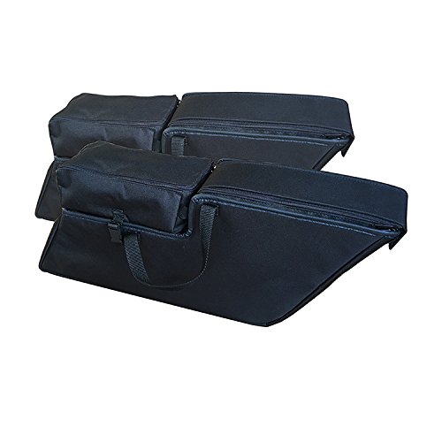 Top Shelf Saddlebag Trays And Liners Late Model Combo Kit - 114Hdlug #TOP1