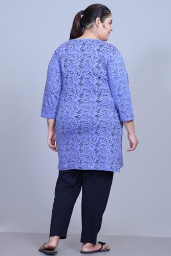Image of RYSH Women's Plus Size Printed Longline Tops | Printed longline tops in multiple colours and plus sizes