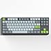 Sumgsn 172 Keys Lemon Cherry Profile Doubleshot Keycaps Set, Green, Fit for 60% 65% 75% 95% Cherry Mx Gateron Switches ISO/ANSI Mechanical Keyboards