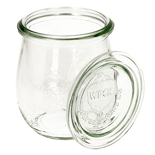 Mambocat 12er Set Dessertgläser mit Glasdeckel 220 ml