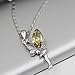 FANSING Crystal Necklaces Fairy Necklace Angel Pendant Jewelry Birthday Gifts for Women