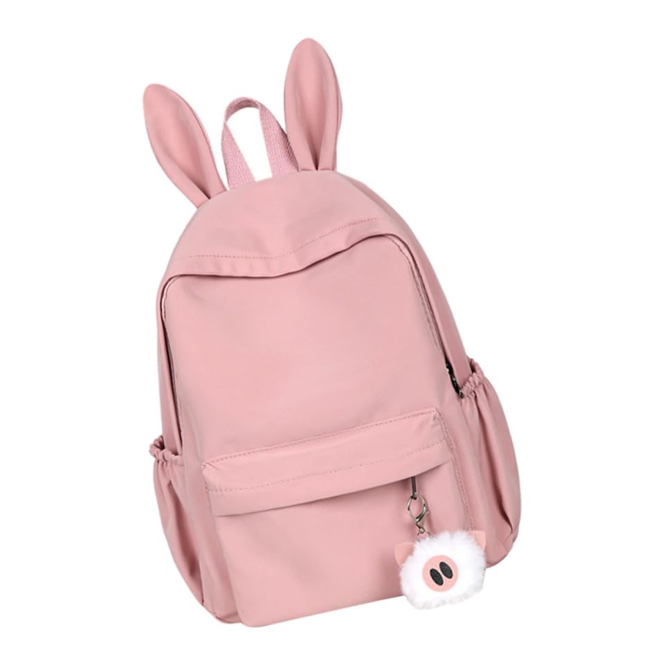 Mochila ligera rosa PRETYZOOM que soluciona la carga pesada en niñas escolares