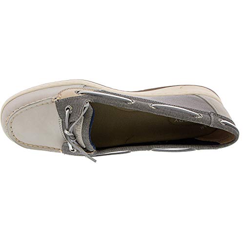 Sperry Womens Angelfish Linen Slip On Flats Casual Casual - Grey - Size 8.5 B #TOP3