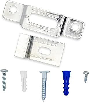 T Screw Bottom Security Hanger Hardware Brackets for Art Picture Frame Mirror...