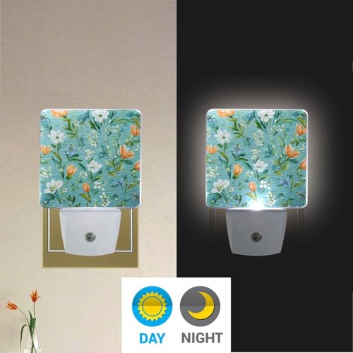 Lámpara de noche con sensor LED color turquesa miniatura 4
