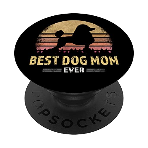 La meilleure maman caniche Fière amoureuse des caniches PopSockets PopGrip Interchangeable Cover