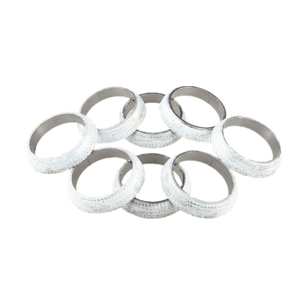 ADLERSPEED 1.75" Graphite Exhaust Pipe Flange Donut Gasket 8PCS
