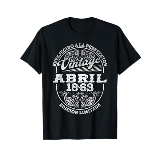 Abril 1963 Vintage - 61 Años Regalo Cumpleaños Hombre Camiseta