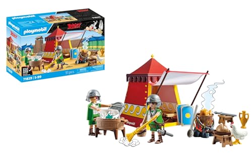 PLAYMOBIL | Asterix | Tienda de legionario | Set de Juego de Astérix | Astérix y Obélix | Juguete de Aventura para niños y niñas a Partir de 5 años | 71829