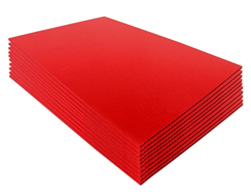 36x36 4mm Corrugated Plastic Sheets 5 Pack Red Lightweight, Blank Boards Double Sided for Lawn Signs, Garage Sales and Real Estate.Various Sizes, Colors WholesaleArtsFrames-com Ships from Florida