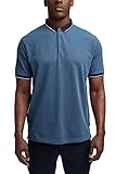 Drei-Knopfleiste ESPRIT Herren 071EE2K310 Polohemd, 454/PETROL Blue 5, XL