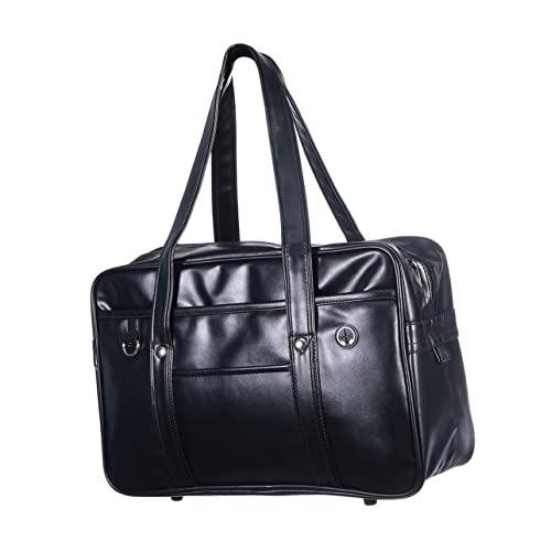 TOVINANNA Shoulder PU Commuter Bag for Books & Laptops