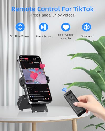 Controle remoto de rolagem para TikTok Clicker Page Turner para aplicativo Kindle, controle remoto B