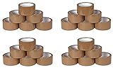 24 Rouleaux de Ruban Adhésif 48 mm x 100m d'Emballage Résistant Marron Scotch Haute Qualité 48 mm x 100m