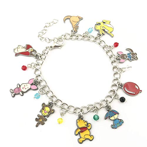 Ayjbdgr Anime Cartoon Winni Pooh Charm Bracelet Gifts For Women #TOP3