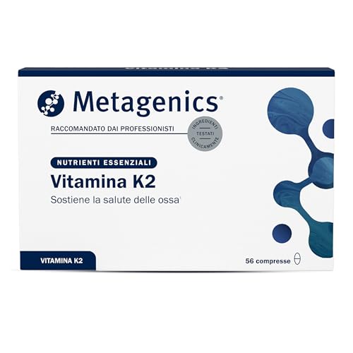 Metagenics Vitamina K2 - Contribuisce alla Normale Salute delle Ossa - 56 Compresse