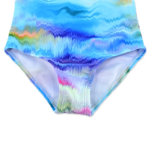 Image of Girls One-Piece Swimsuit with Adjustable Straps, Quick-Dry Design, Perfect for Pool, Beach, Surfing, Ages 2-12