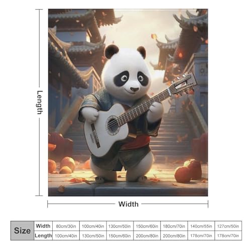 Couverture chaude toutes saisons panda finie la sensation de froid sur le canapé - 6
