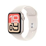Apple Watch SE 3(GPS + Cellularモデル)- 44mmスターライトアルミニウムケースとスターライトスポーツバンド - M/L
