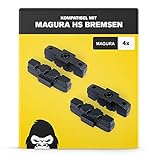 Bremsbeläge für Magura HS I 2 Paar I Gorilla Bikes I Für Magura HS Bremsen HS11 HS22 HS24 HS33 HS 33 RE HS 33 R Urban HS 33 R Trial HS 33 R Firmtech HS 33 R HSI I Hohe Bremsleistung
