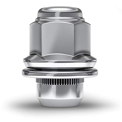 White Knight 5306 Chrome M12X1.25 Oem Factory Style Mag Lug Nut With Washer, 4 Pack #TOP2