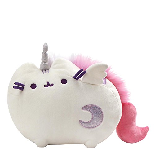 GUND Pusheen Super Pusheenicorn Unicorn Sound and Lights Plush Stuffed Animal, White, 17