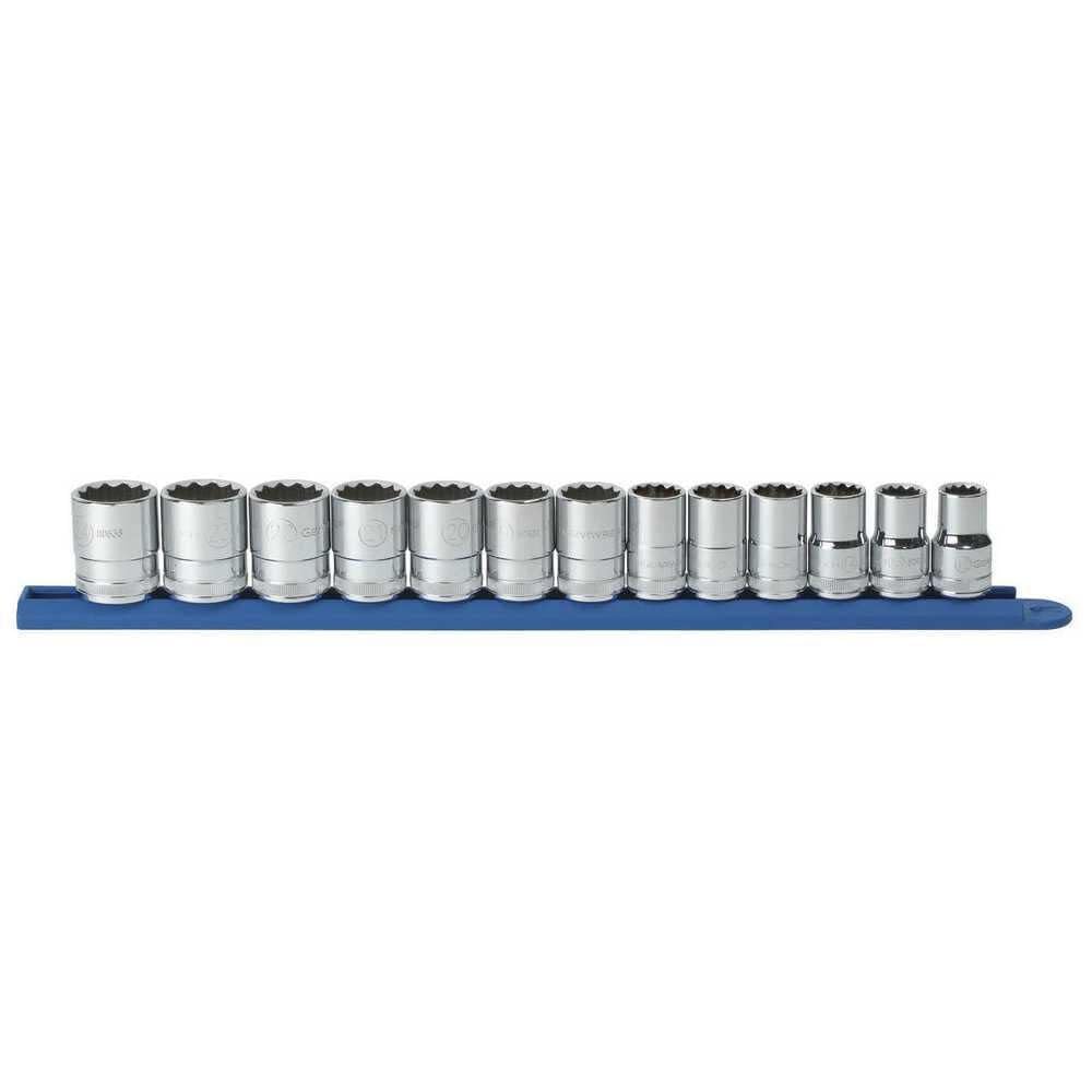 GearWrench Set di chiavi a bussola metriche, 12 punti, 13 pezzi, 80710D