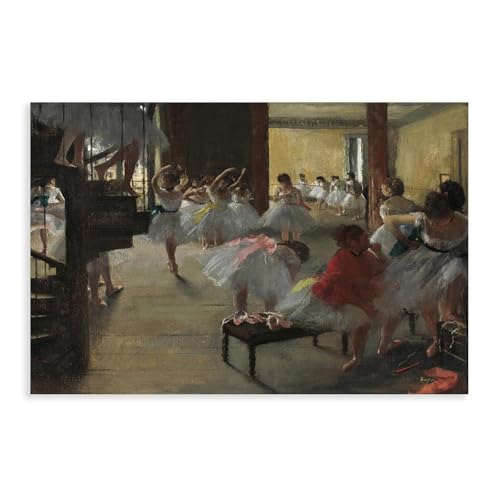 Poster Edgar Degas The Dance Class de qualité supérieure 61 cm